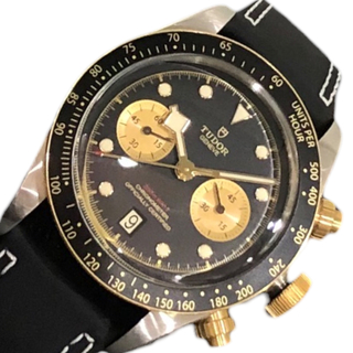チュードル(Tudor)のチューダー/チュードル TUDOR ブラックベイ クロノグラフ S＆G 79363N ブラック K18/SS 自動巻き メンズ 腕時計(その他)