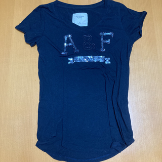 アバクロンビーアンドフィッチ(Abercrombie&Fitch)のアバクロ　レディース　Tシャツ　XS 黒(Tシャツ(半袖/袖なし))
