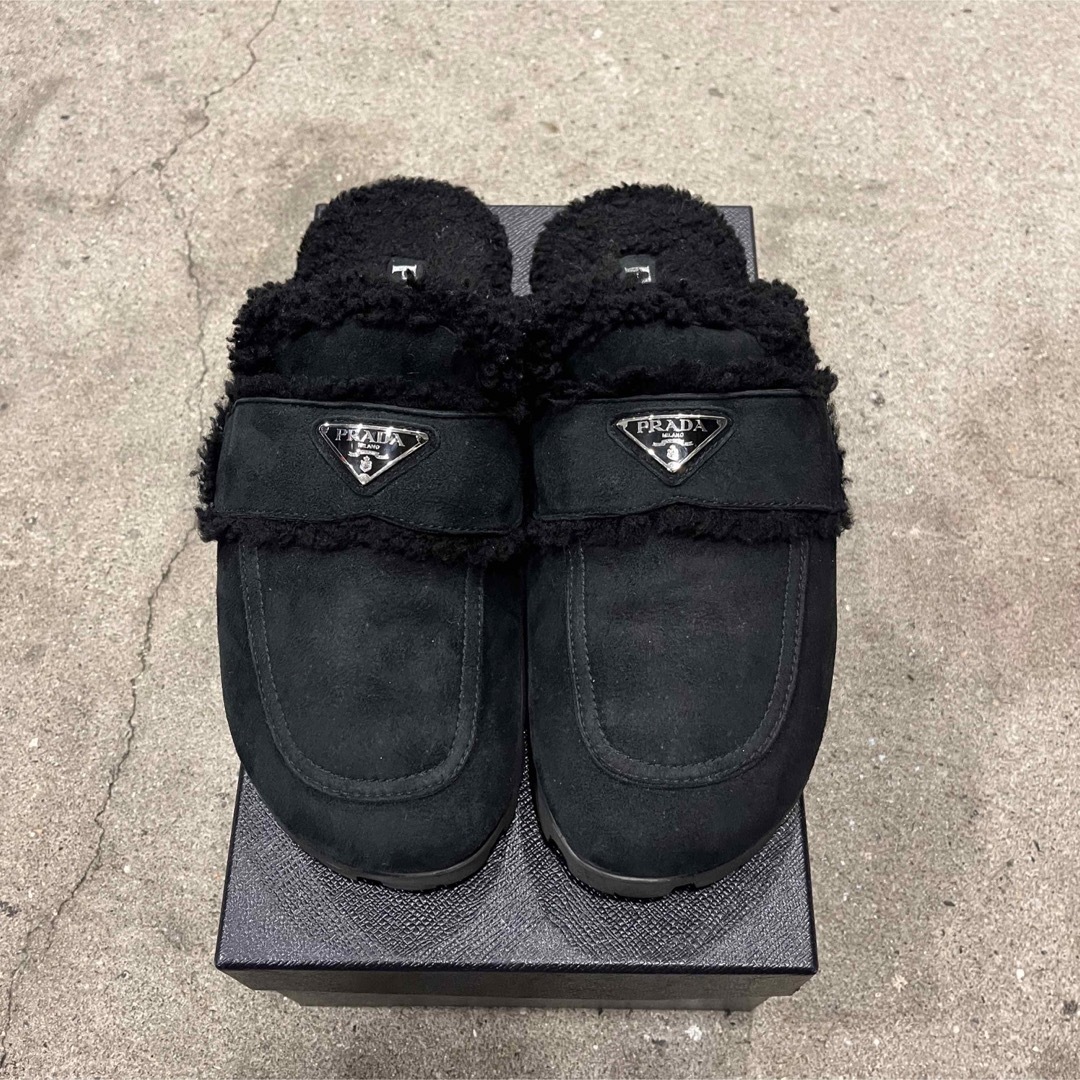 prada sabo mule shoes re nylon