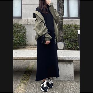 agawd  Mellow Cut Rib Dress(ロングワンピース/マキシワンピース)