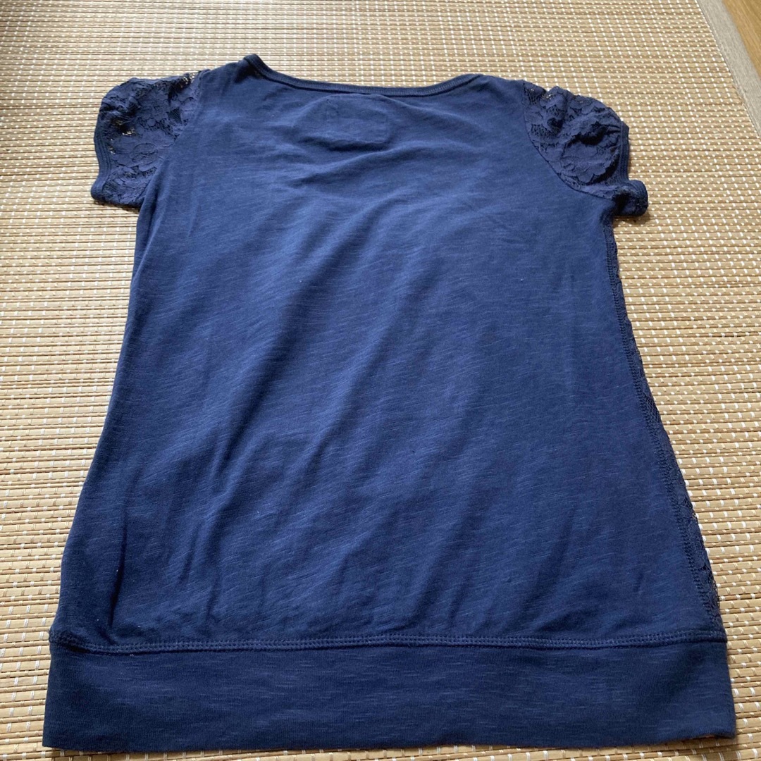 H&H(エイチアンドエイチ)のトップス H&M 半袖  Tシャツ カットソー  レース レディースのトップス(Tシャツ(半袖/袖なし))の商品写真