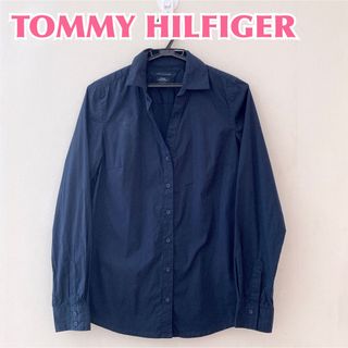 トミーヒルフィガー(TOMMY HILFIGER)の【美品】TOMMY HILFIGER トミーヒルフィガー　長袖スキッパーシャツ(シャツ/ブラウス(長袖/七分))