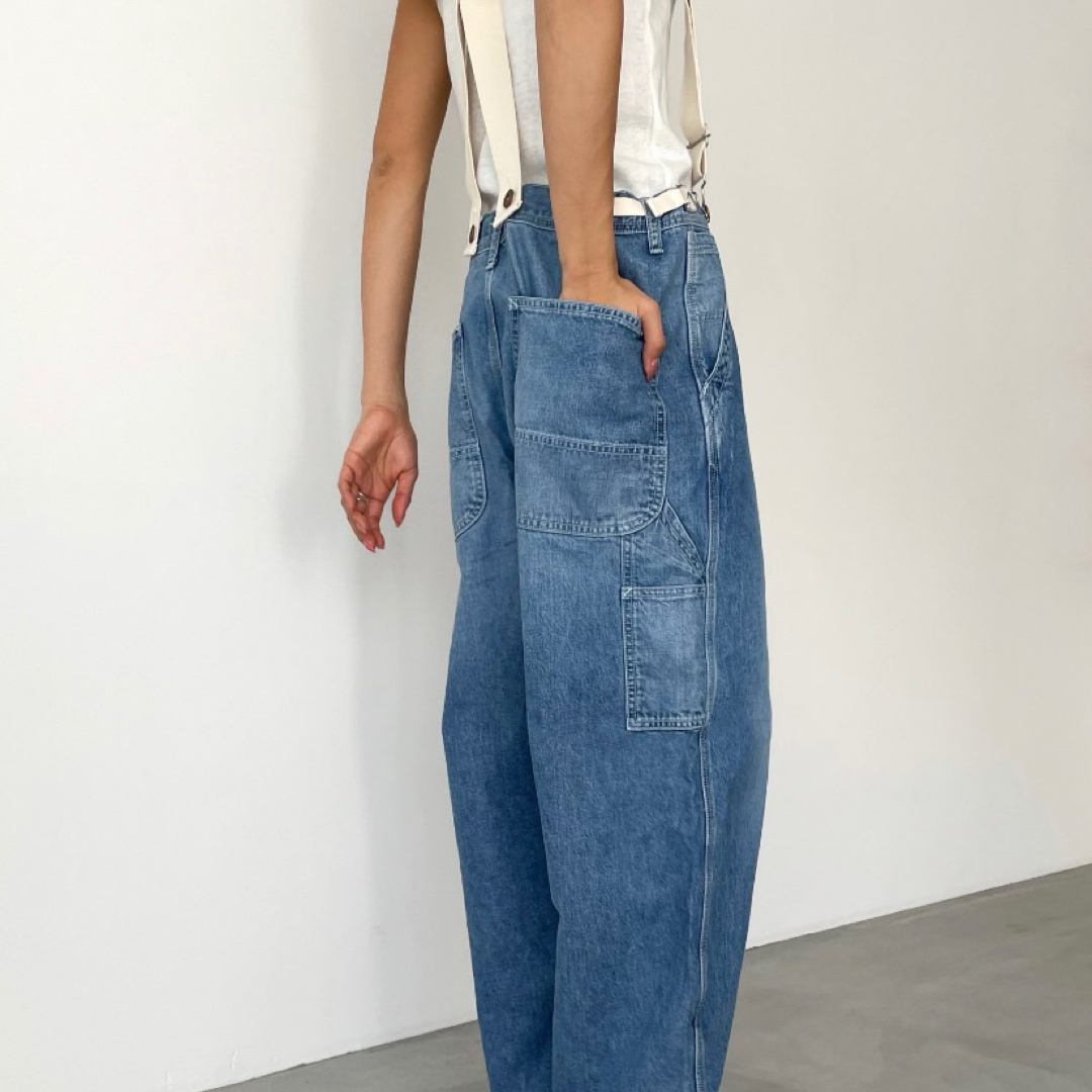 CANAL JEAN - arc アーク サスペンダー付きデニムパンツ 新品 完売