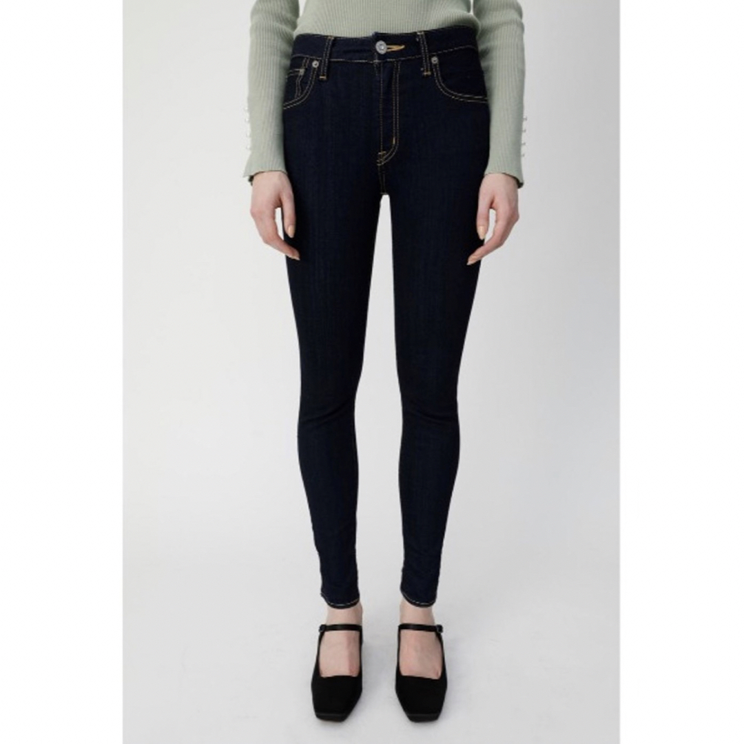 新品　moussy マウジー　Rebirth BLACK SKINNY　25