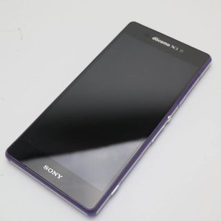 エクスペリア(Xperia)の新品同様 SO-03F Xperia Z2 パープル 白ロム(スマートフォン本体)