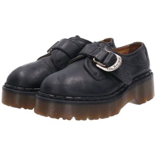 ドクターマーチン(Dr.Martens)の古着 ドクターマーチン Dr.Martens 厚底 ストラップシューズ 英国製 UK4 レディース22.5cm /saa010182(ブーツ)