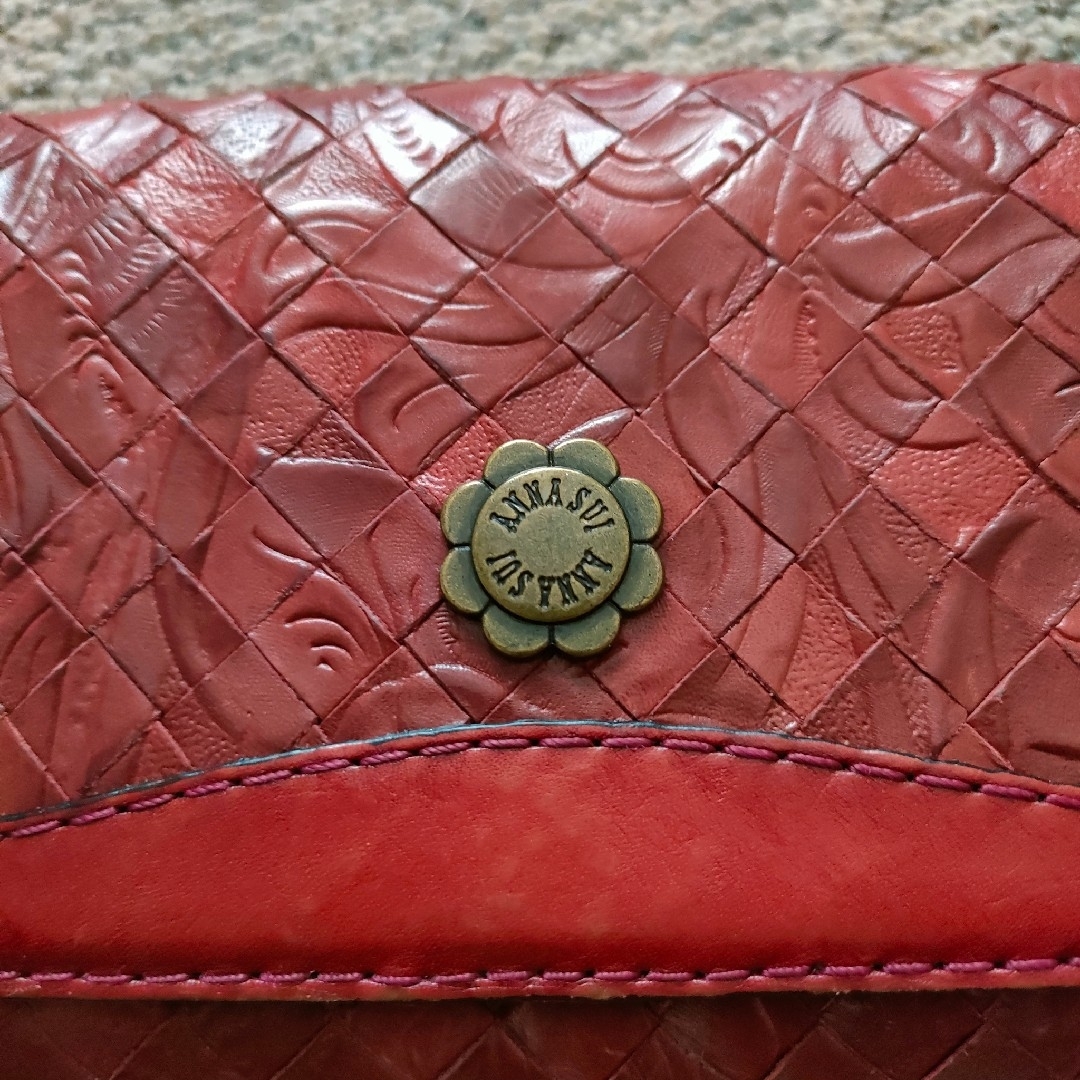 ANNA SUI(アナスイ)のANNASUI　アナスイ　長財布　レッド レディースのファッション小物(財布)の商品写真