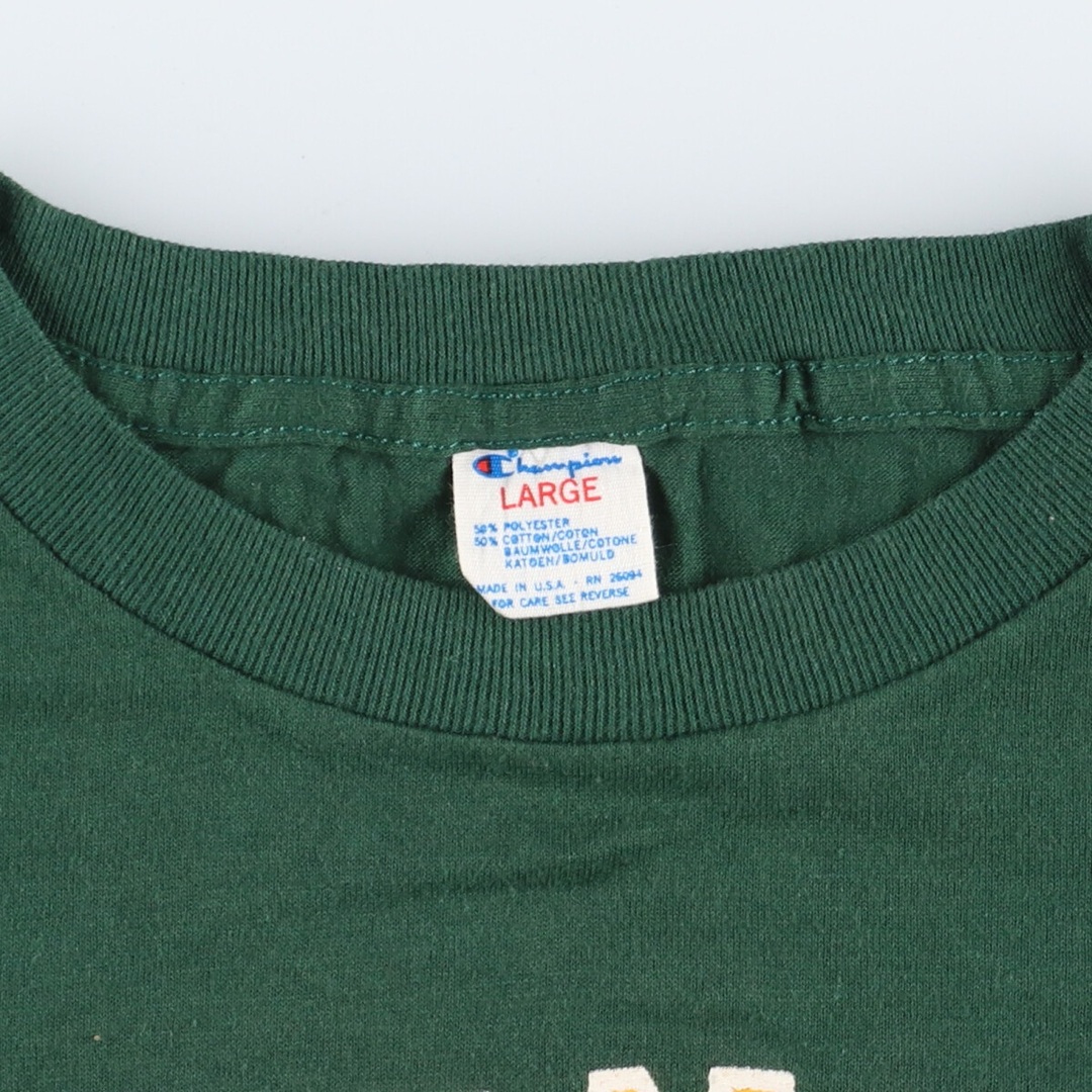 チャンピオン Champion トリコタグ NFL GREEN BAY PACKERS グリーンベイパッカーズ ロゴプリントTシャツ USA製 メンズM ヴィンテージ /eaa349550