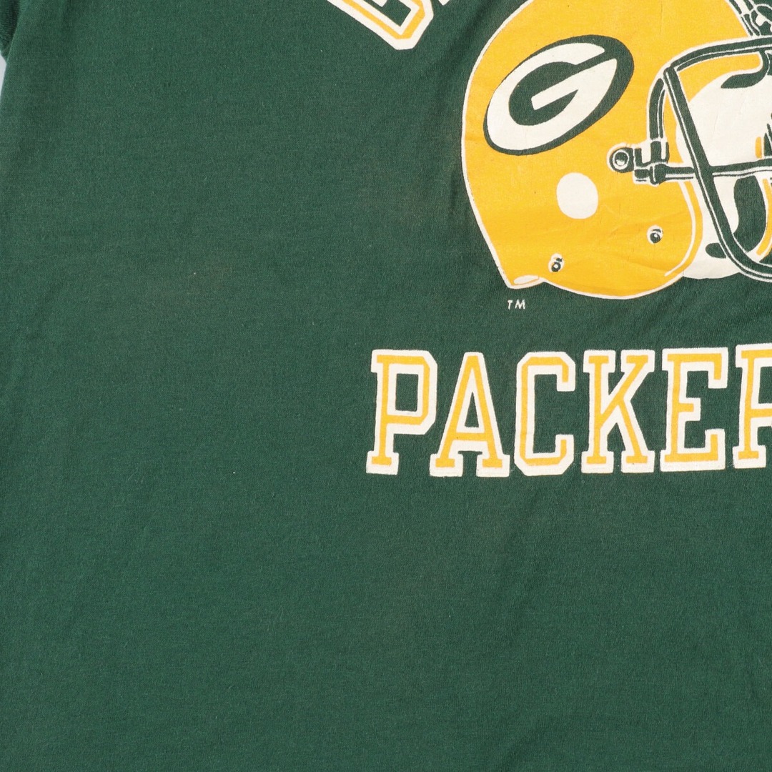 チャンピオン Champion トリコタグ NFL GREEN BAY PACKERS グリーンベイパッカーズ ロゴプリントTシャツ USA製 メンズM ヴィンテージ /eaa349550