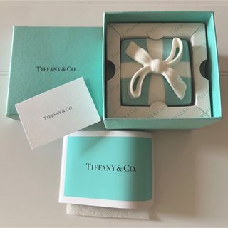 ティファニー(Tiffany & Co.)のTIFFANY & Co. ミニ ブルー ボウ ボックス(小物入れ)