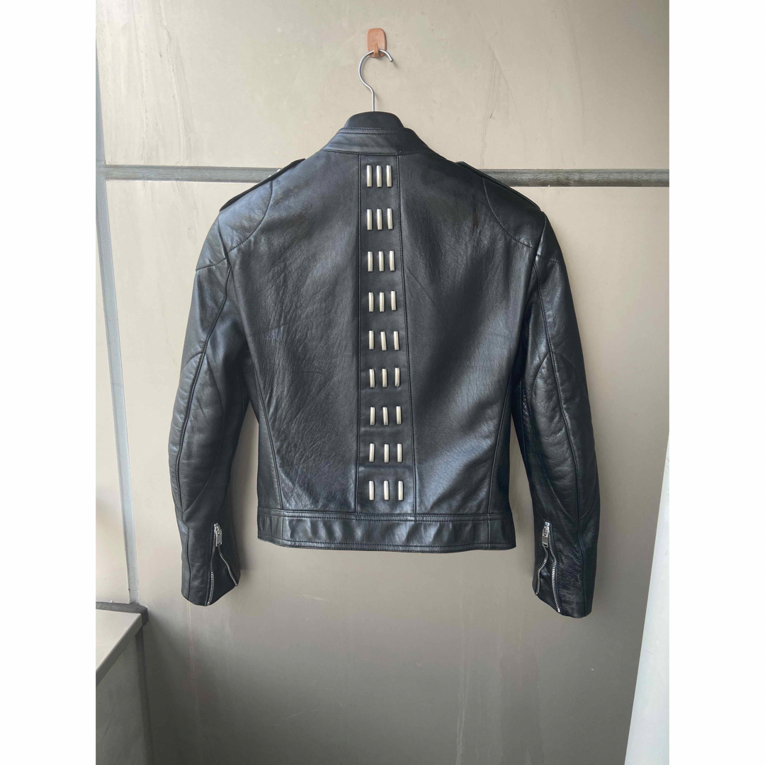 Saint Laurent(サンローラン)のサンローランパリ 16ss スタッズ レザー ライダース ジャケット メンズのジャケット/アウター(ライダースジャケット)の商品写真