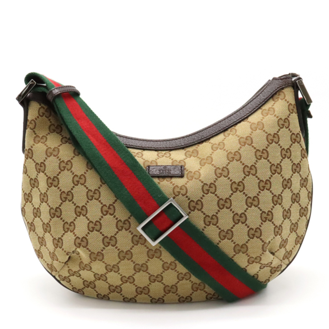 Gucci - グッチ GGキャンバス シェリーライン ショルダーバッグ