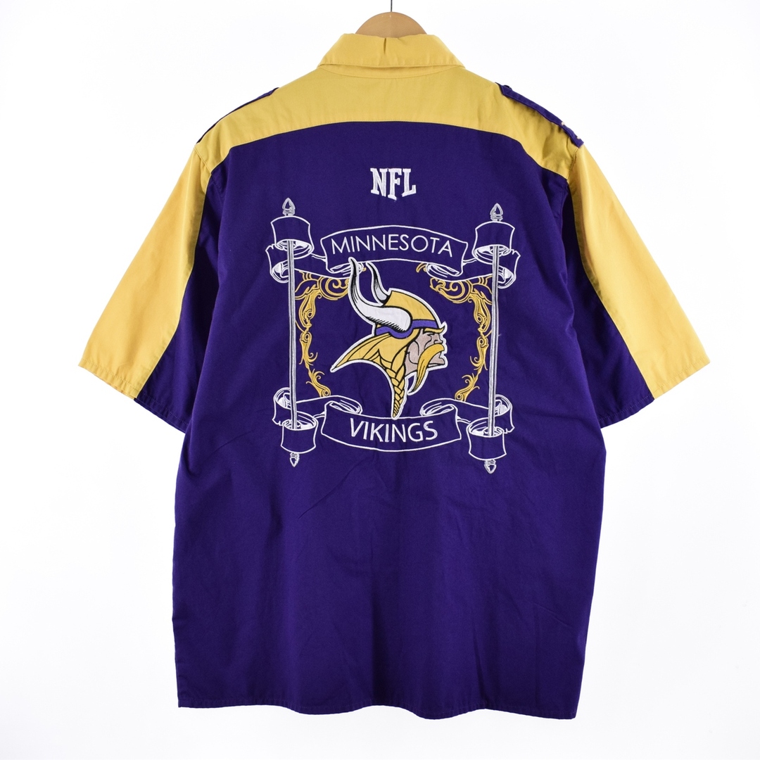 NFL Minnesota Vikings ミネソタ バイキングス 半袖シャツ メンズXL /eaa349116