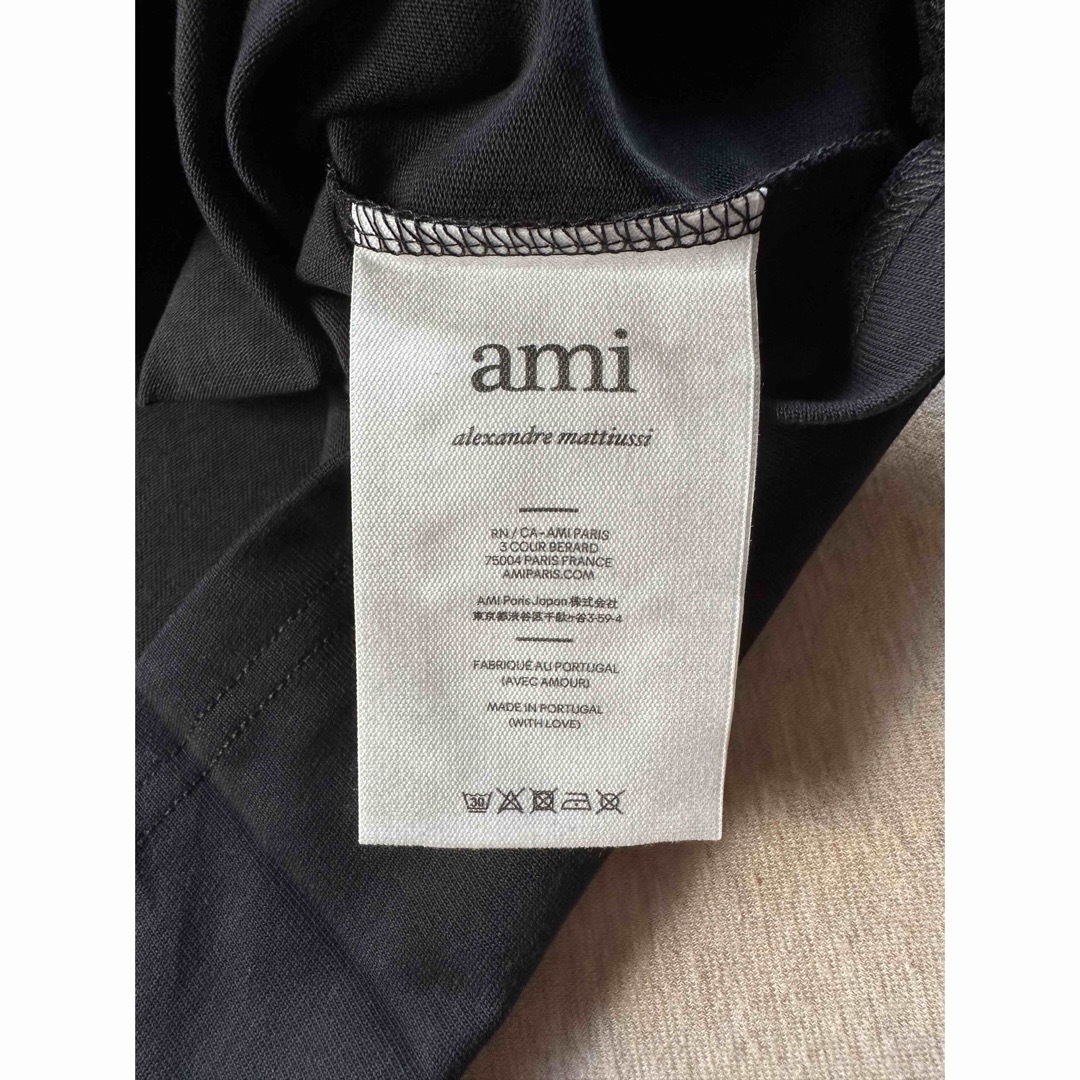 人気特価 黒XXXL新品 AMI AMI Paris ブランドロゴ アミ ニット アミ