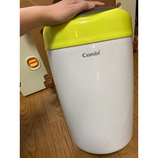 コンビ(combi)のCombi スマートポイ おむつポット 本体　カセット一つ(紙おむつ用ゴミ箱)