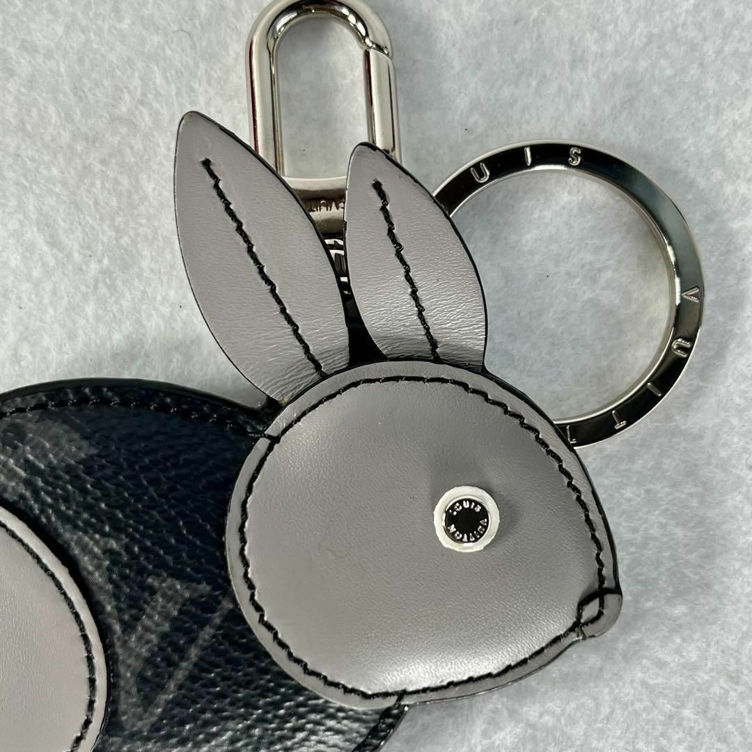 LOUIS VUITTON(ルイヴィトン)の✨美品✨ルイ ヴィトン モノグラムエクリプス ポルトクレキーリング ラビット レディースのファッション小物(キーホルダー)の商品写真