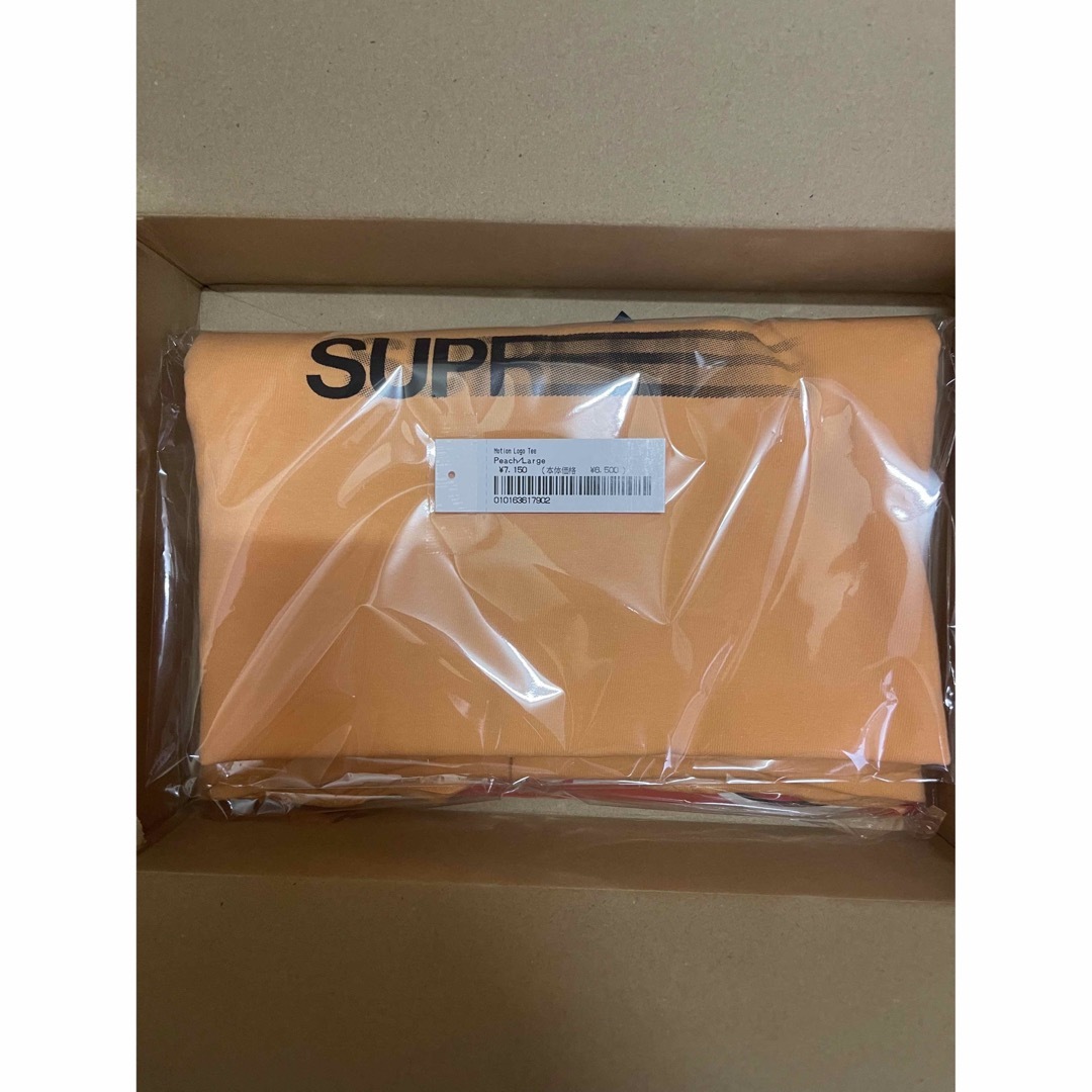 Supreme Motion Logo Tee "Peach" L