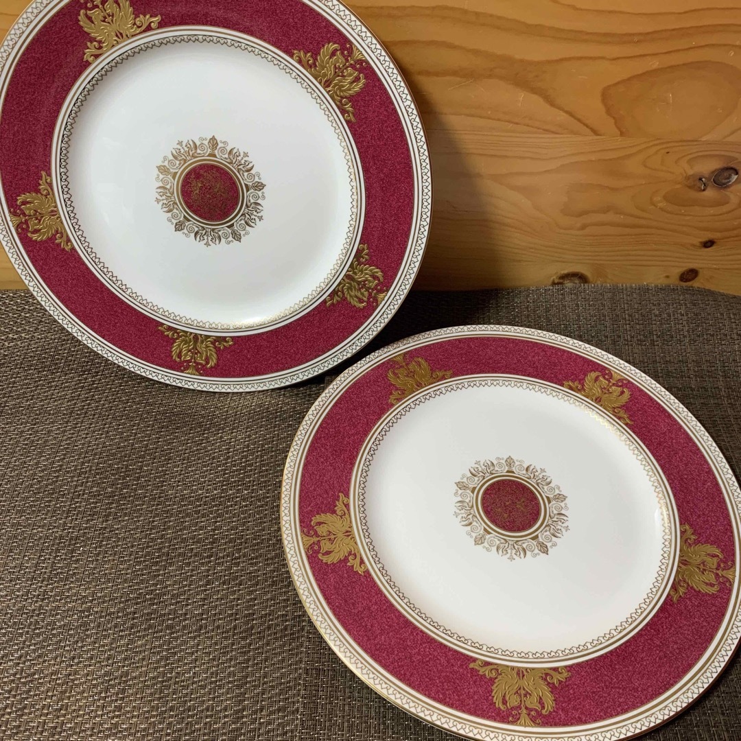 WEDGWOOD - ウェッジウッド コロンビア パウダー ルビー 27cm ディナー