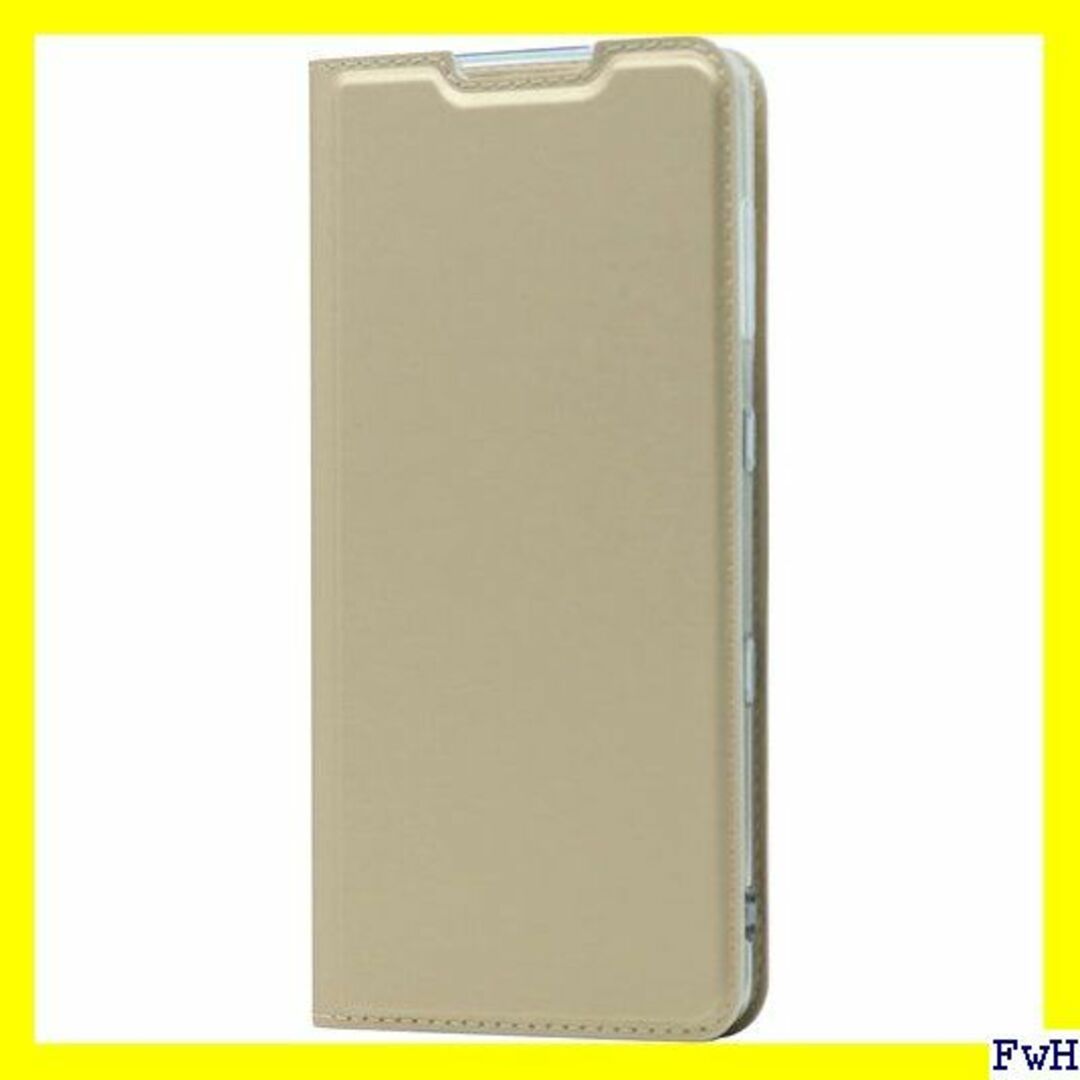 ２ Android One S8 ケース 手帳型 カバー 4色 金色 1053 スマホ/家電/カメラのスマホアクセサリー(モバイルケース/カバー)の商品写真