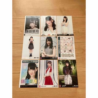 エスケーイーフォーティーエイト(SKE48)のSKE48 鎌田菜月　生写真　9枚セット　AKB48(アイドルグッズ)