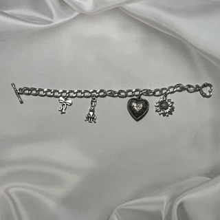 heart chain bracelet(rabbit)(ブレスレット/バングル)