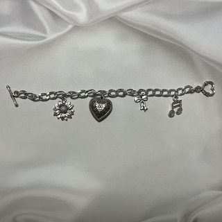 heart chain bracelet(note)(ブレスレット/バングル)