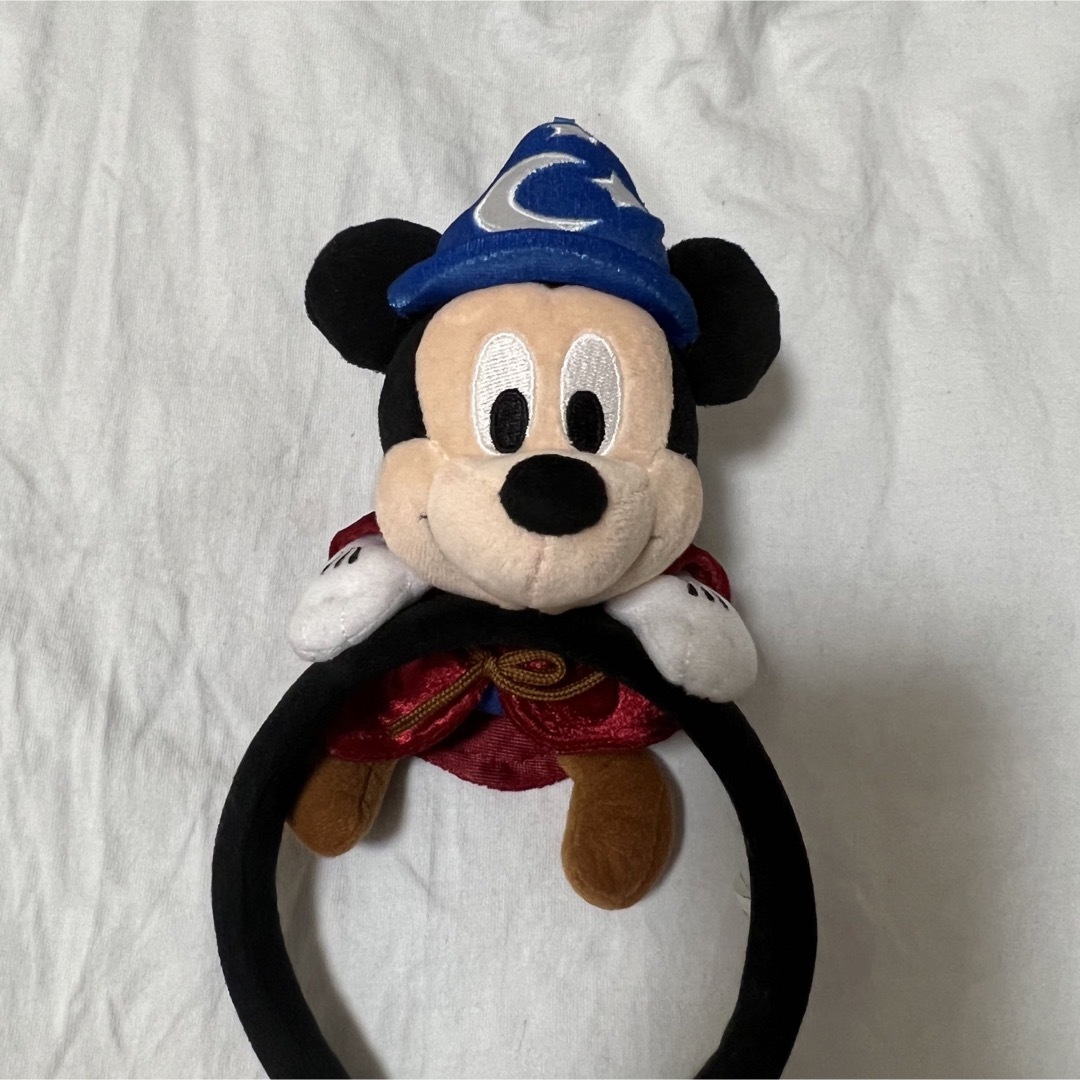 Disney(ディズニー)のディズニー ミッキー ぬいぐるみ カチューシャ レディースのヘアアクセサリー(カチューシャ)の商品写真