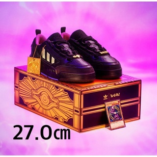 アディダス(adidas)の adidas 遊戯王 スニーカー 27.0㎝ 限定英語版ブラックマジシャン付属(スニーカー)