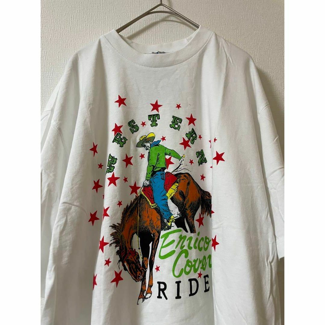 ENRICO COVERI(エンリココベリ)のENRICO COVERI エンリココベリ WESTERN Tシャツ　M メンズのトップス(Tシャツ/カットソー(半袖/袖なし))の商品写真