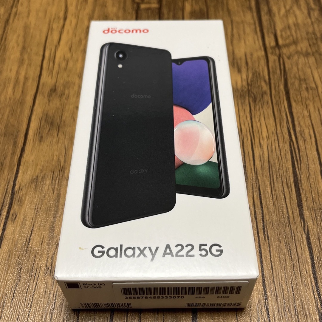 SAMSUNG Galaxy A22 5G SC-56B ブラック - スマートフォン本体
