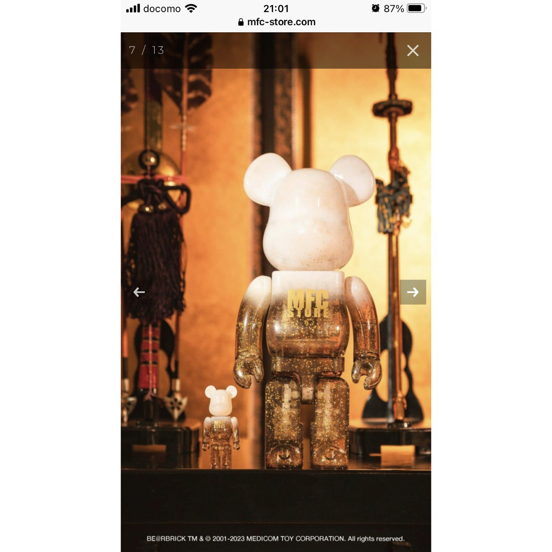 MFC STORE× BE@RBRICK 400%