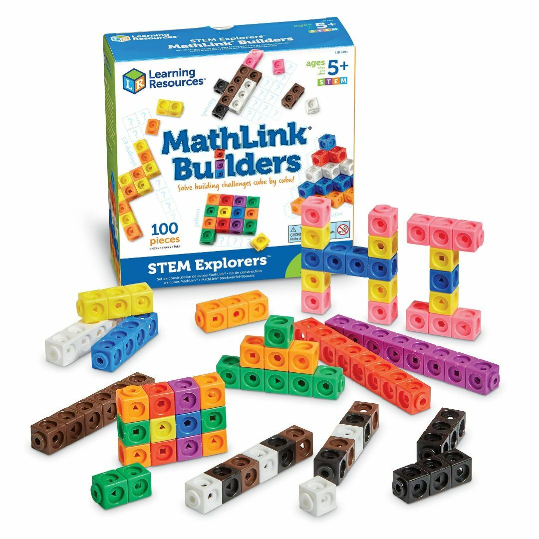 MathLinkシリーズ 算数パズル キューブ ブロック 100個入り LER9