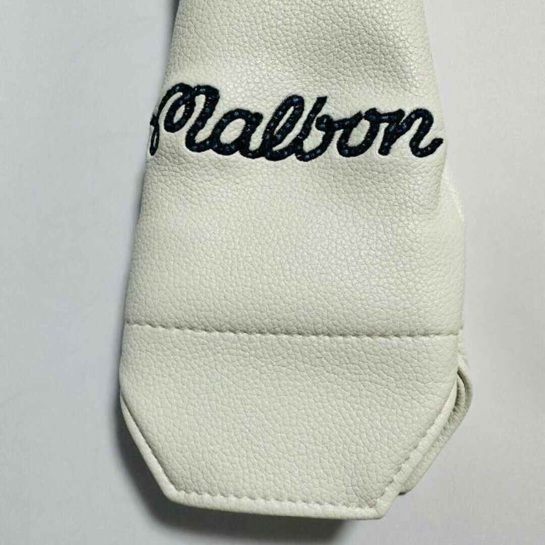 Malbon マルボン ゴルフ ヘッドカバー UT用 ユーティリティ 白
