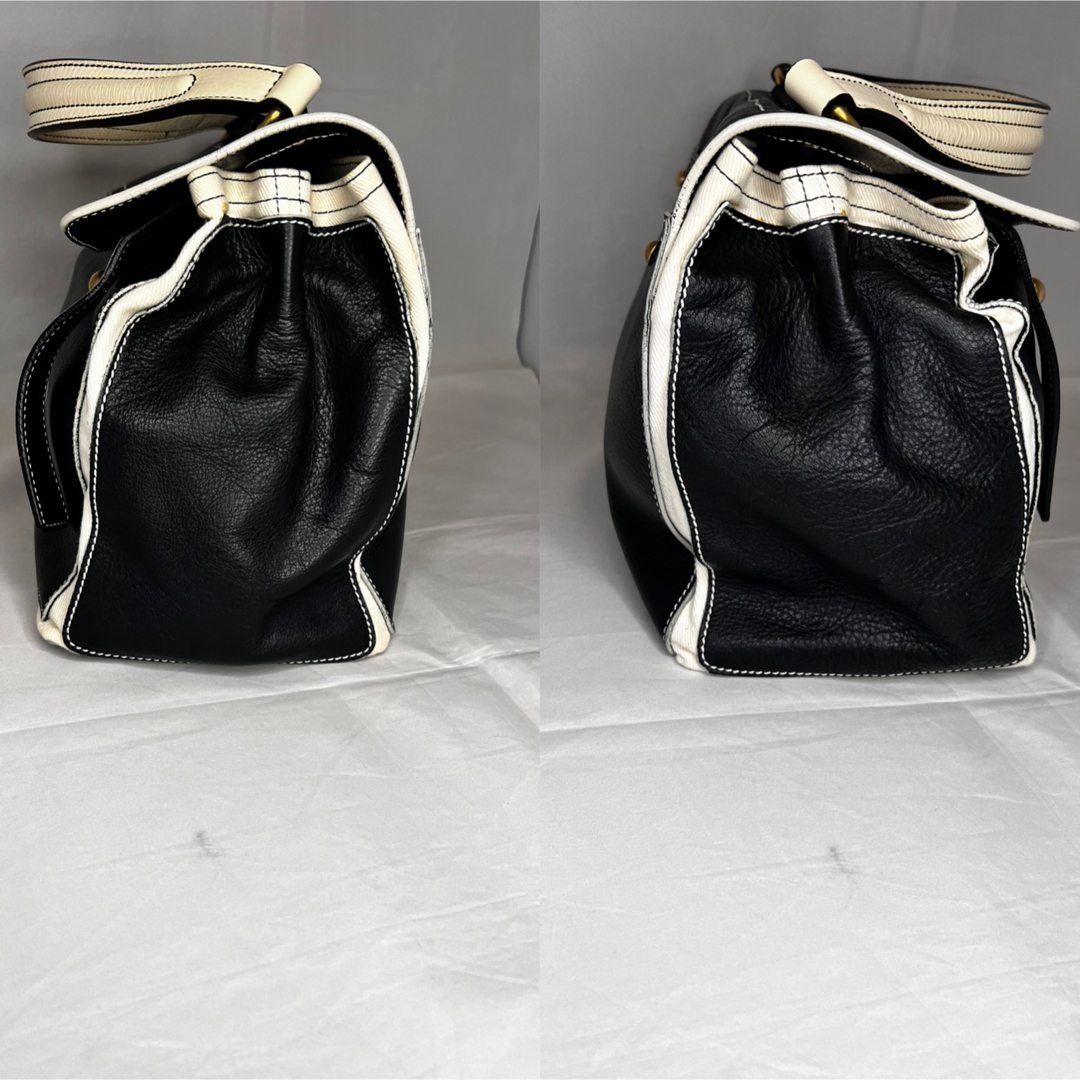 セール YSL サンローラン バッグ ミューズトゥ 本革 レザー トート
