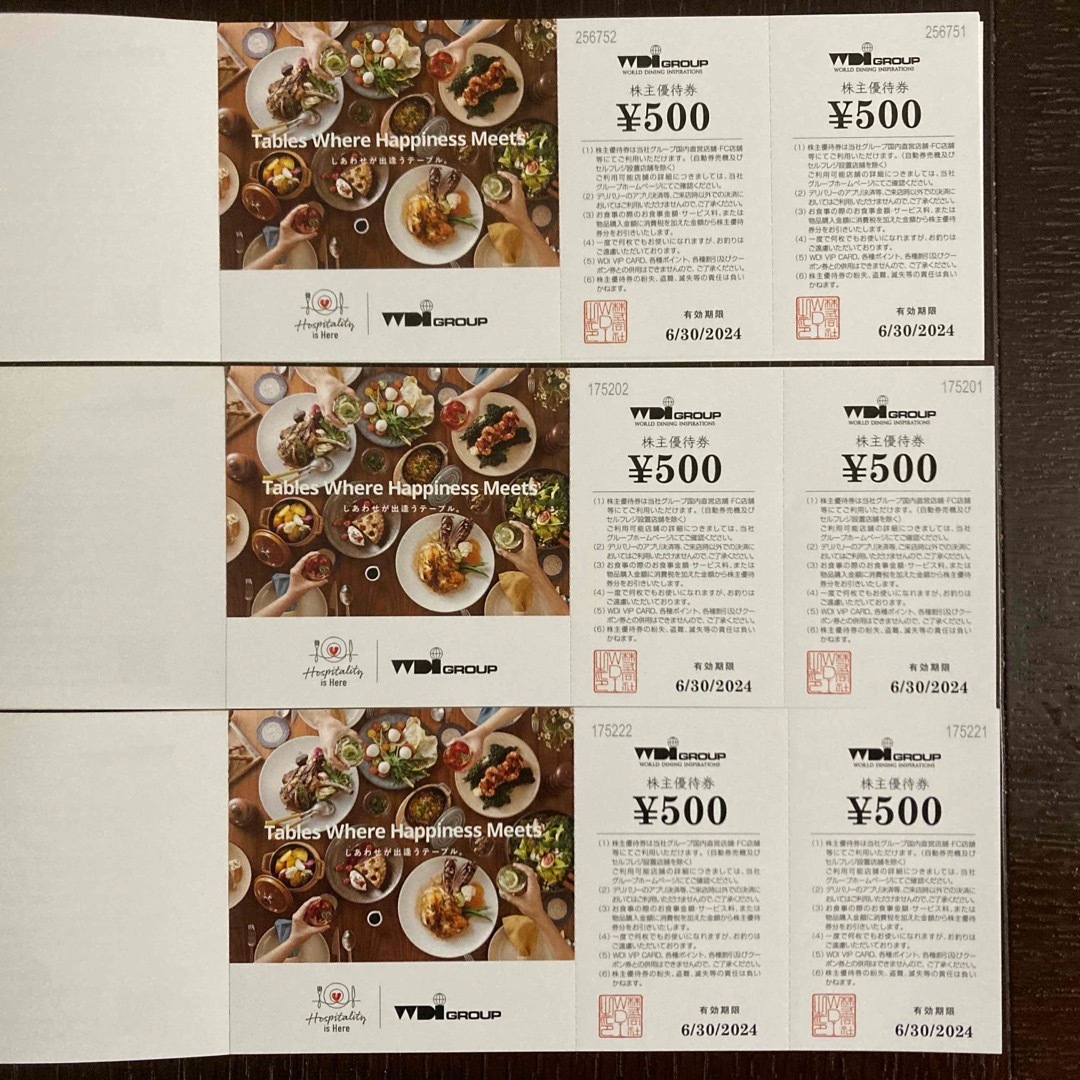 【正規品質保証】 WDI株主優待VIP CARD 1枚