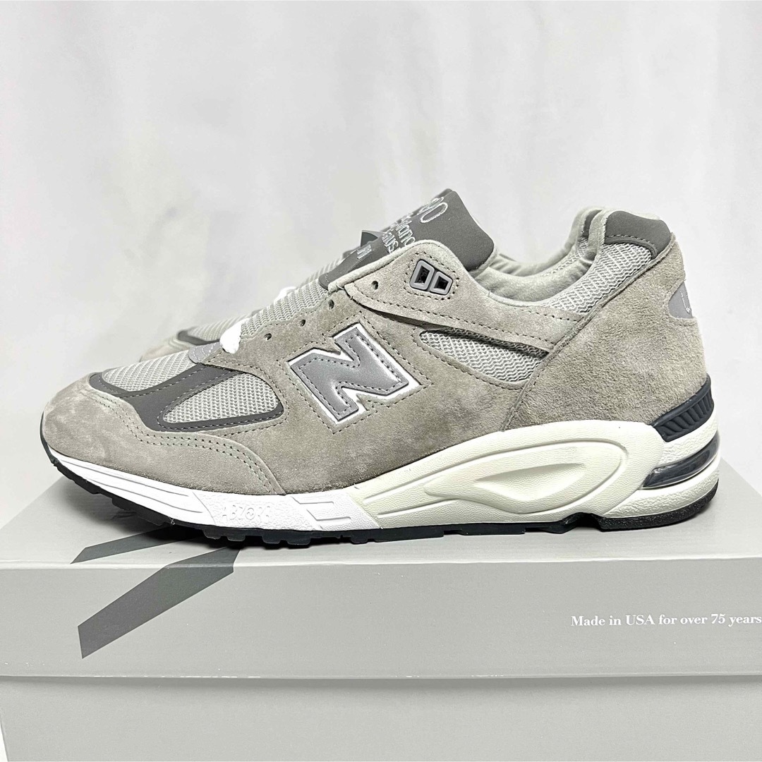 New Balance(ニューバランス)の28cm 新品 USA製 ニューバランス 990 V2 スニーカー グレー メンズの靴/シューズ(スニーカー)の商品写真