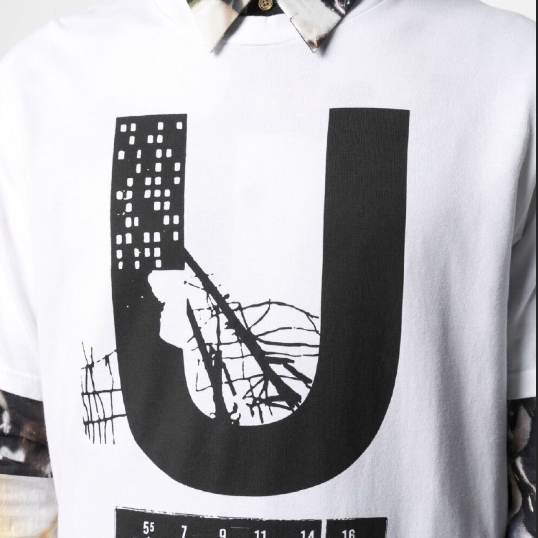UNDERCOVER(アンダーカバー)のアンダーカバー　コットンTシャツ　サイズ5 XL Ｕ　フラワー　花 メンズのトップス(Tシャツ/カットソー(半袖/袖なし))の商品写真