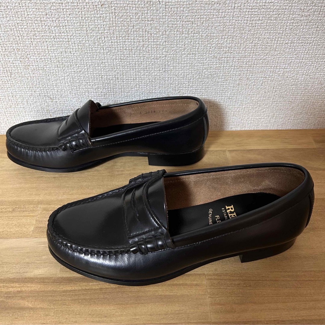 REGAL - 超美品 Regal リーガル 22cm 黒 ブラック コインローファー