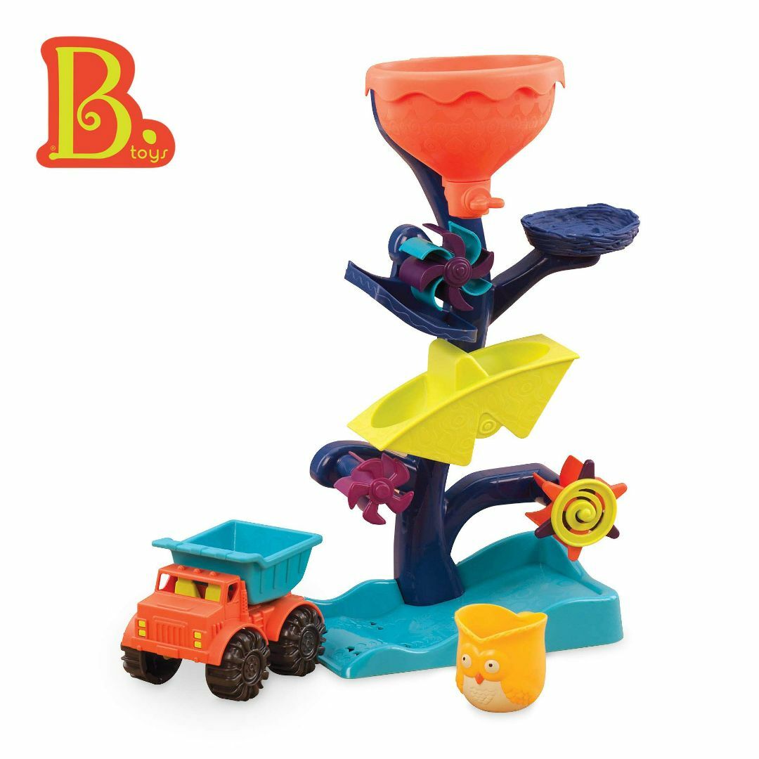 B. toys 水遊びおもちゃ くるくるウォーター・ホイール トラックのおもちゃ 5
