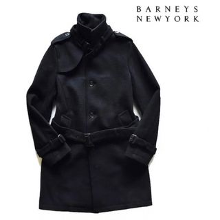 ⭐美品⭐  BARNEYS NEWYORK レンチコート ブラック 黒 44