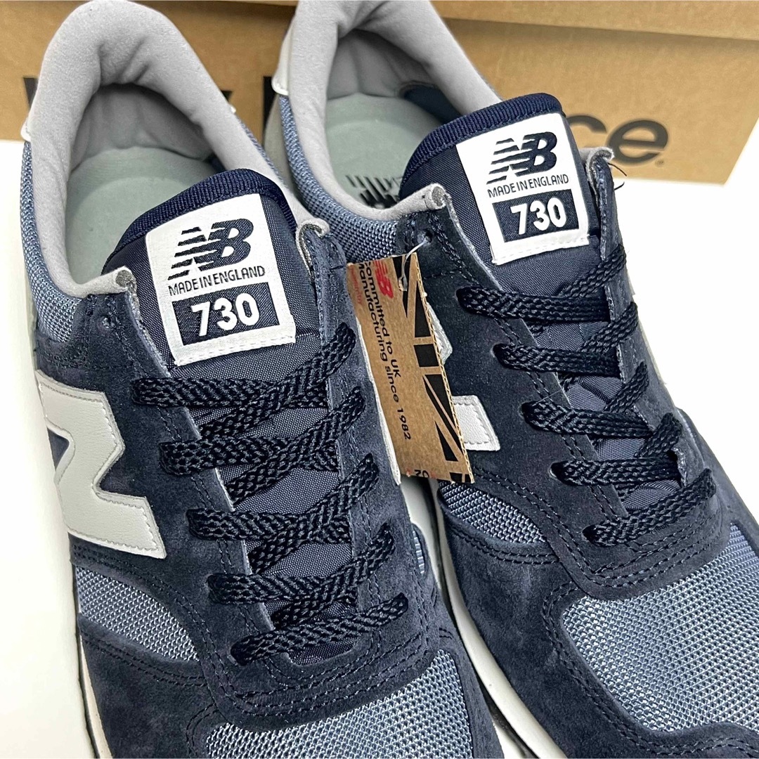 27cm 新品 ニューバランス 英国製 730 NEWBALANCE ネイビー