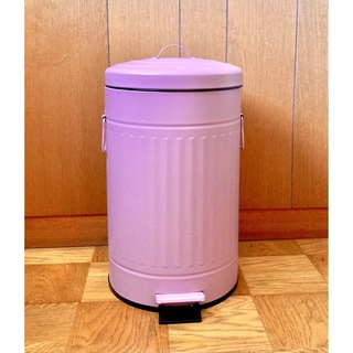 【新品】ダストボックス ゴミ箱 12L スチール ペダルペール 円形 ラウンド(ごみ箱)