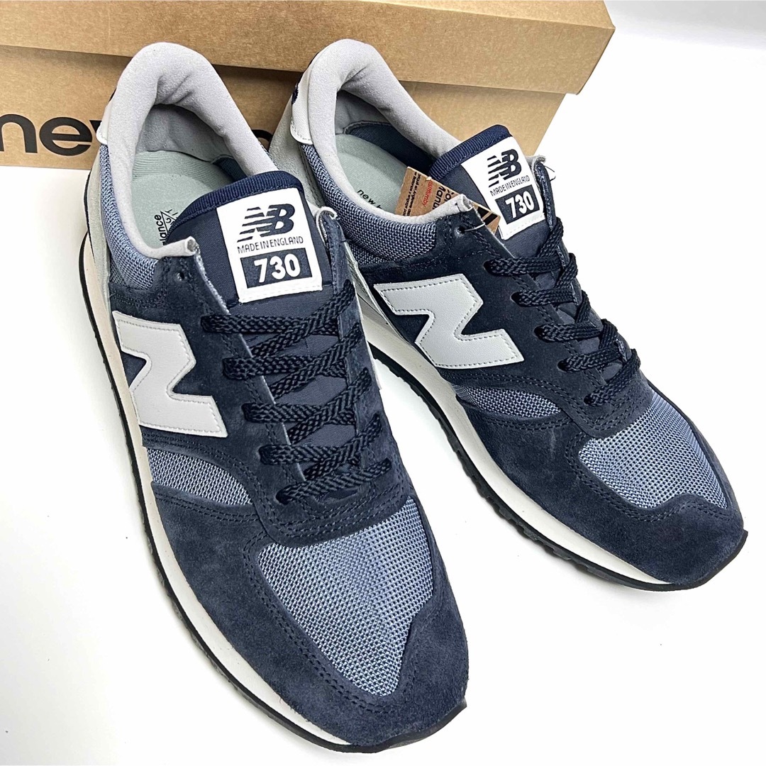 28cm 新品 ニューバランス 英国製 730 NEWBALANCE ネイビー - スニーカー