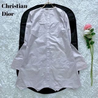 通販 - Christian Dior ディオール レース ポプリン シャツ ワンピース