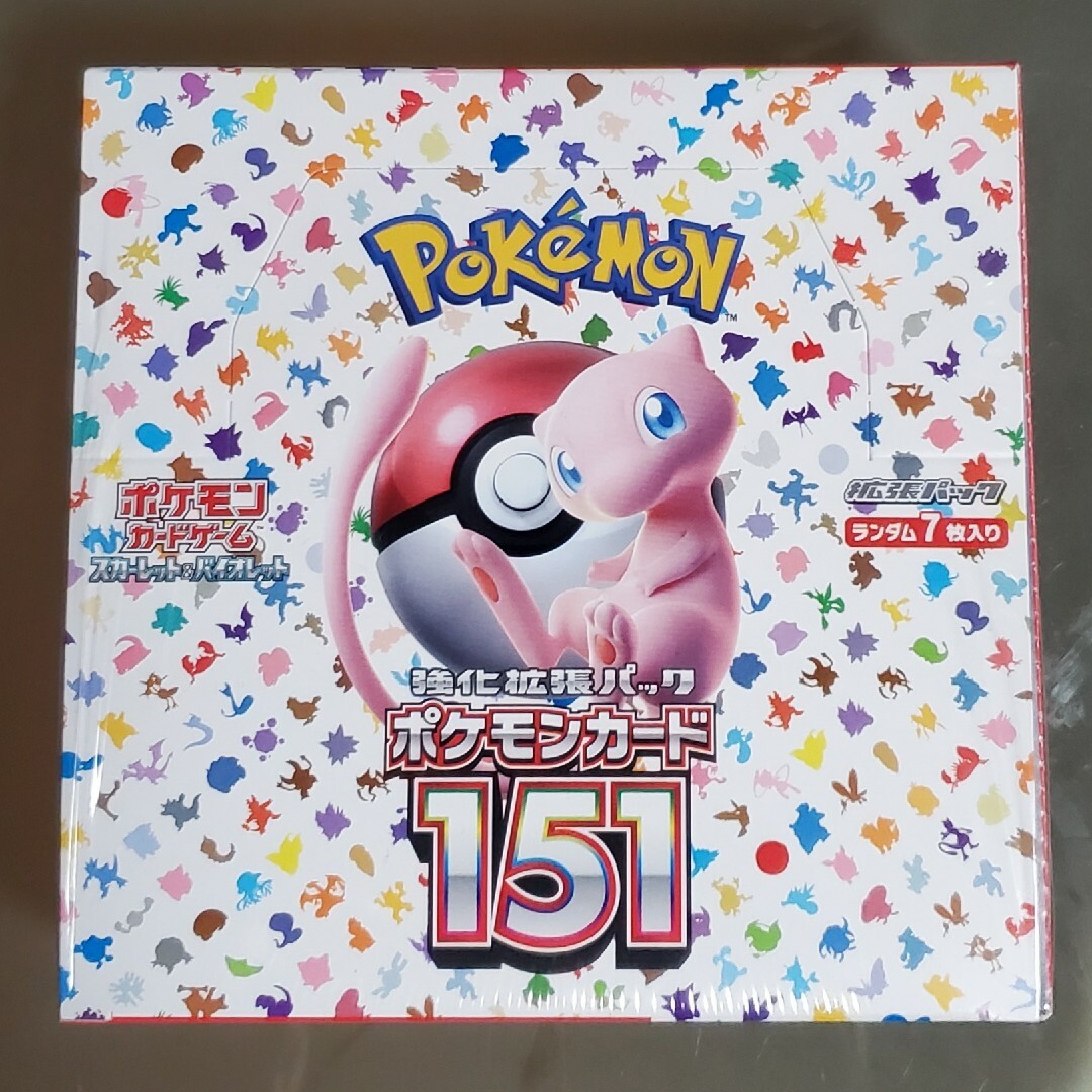 ポケモンカード151ボックス 1box シュリンク付き 新品未開封