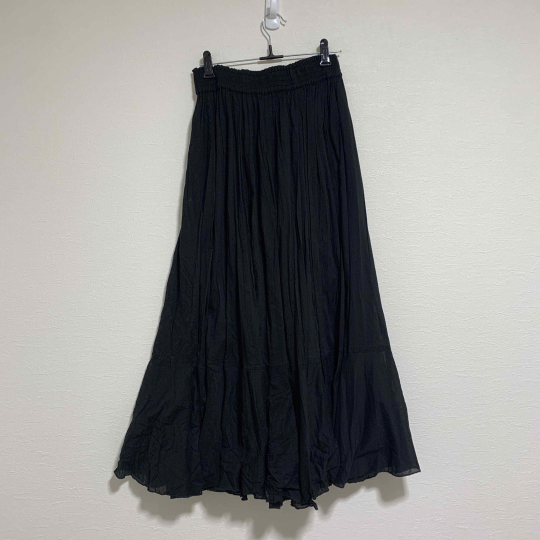 AZUL by moussy(アズールバイマウジー)のWASHER MAXI SKIRT/ワッシャーマキシスカート レディースのスカート(ロングスカート)の商品写真