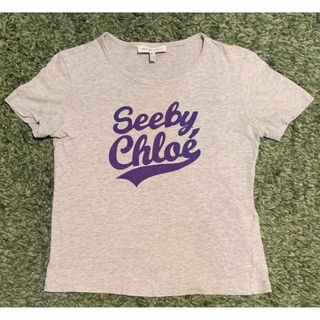 シーバイクロエ(SEE BY CHLOE)のシーバイクロエ　see by Chloe レディース　Tシャツ　グレー　サイズS(Tシャツ(半袖/袖なし))