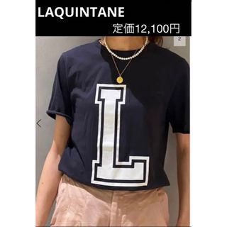 フレームワーク(FRAMeWORK)の【早い者勝ち】LAQUINTANE ラキャンターヌ ロゴTシャツ(Tシャツ/カットソー(半袖/袖なし))