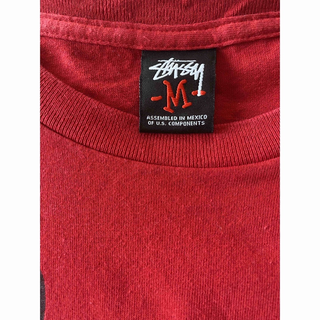 STUSSY(ステューシー)のstussy ステューシー  赤　Tシャツ メンズのトップス(Tシャツ/カットソー(半袖/袖なし))の商品写真