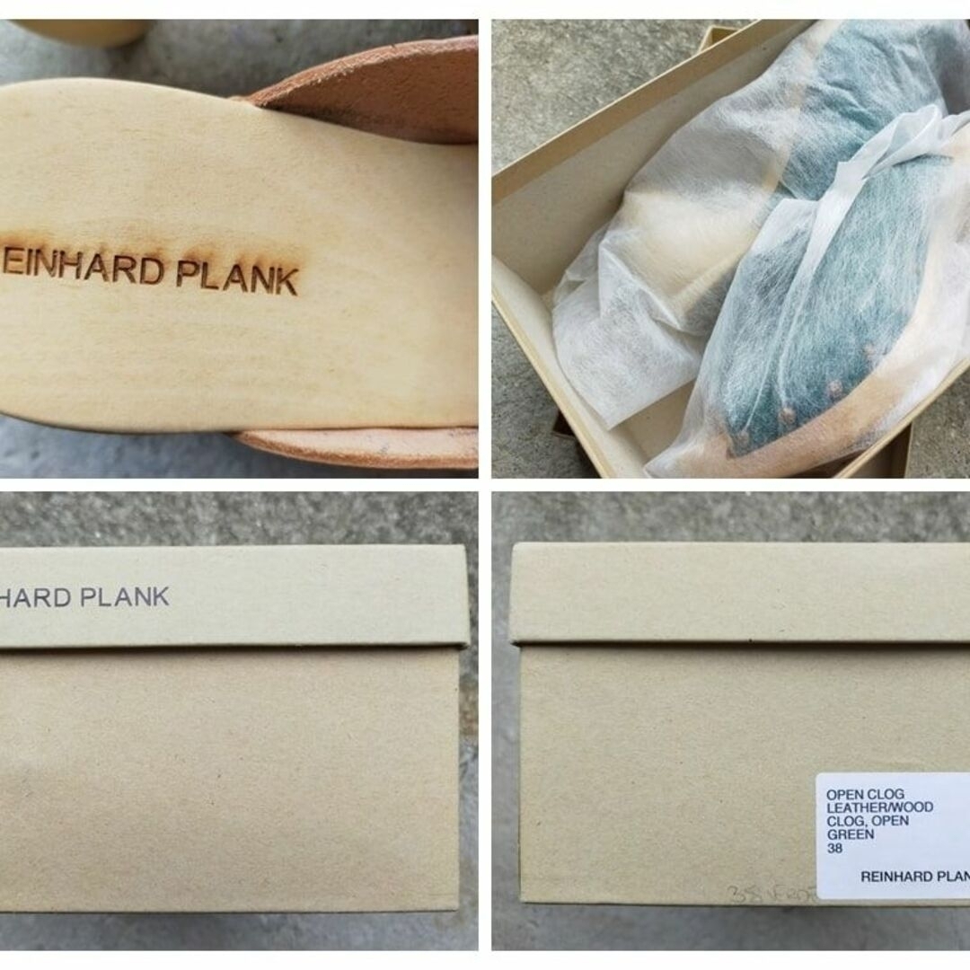 Reinhard Plank ミュール 木靴 38 24cm クロッグ サンダル